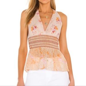 Free People Brinkley Smocked Tank